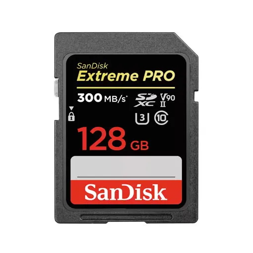 SanDisk 128Go Extreme PRO® - Carte mémoire SDXC™ UHS-II V90 U3