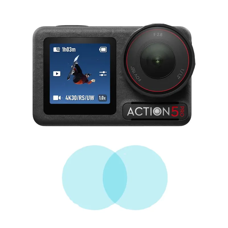Protections d'objectif Shredlab Hydroshield pour DJI Osmo Action 5 Pro
