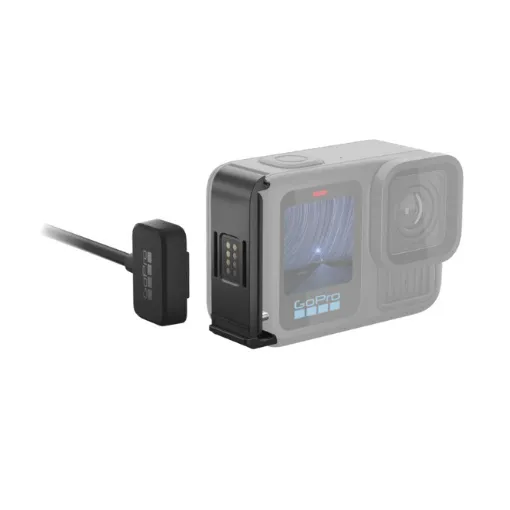 Porte latérale avec câble de charge magnétique Contacto pour GoPro MISSION 1 PRO/1/HERO13/12/11/10