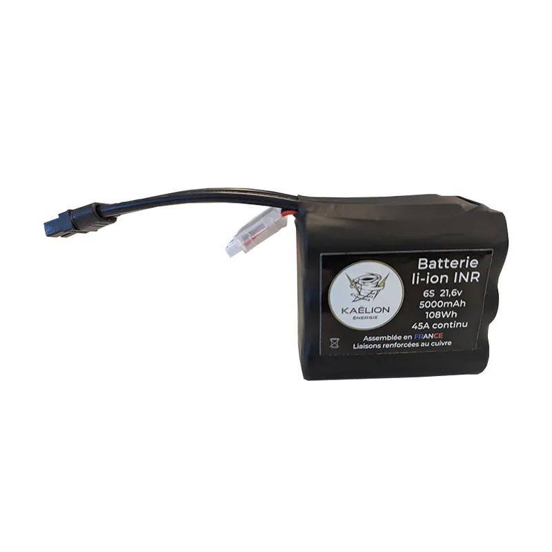 Batterie Li-ion Kaëlion Énergie 21700 6S 5000mAh 45A