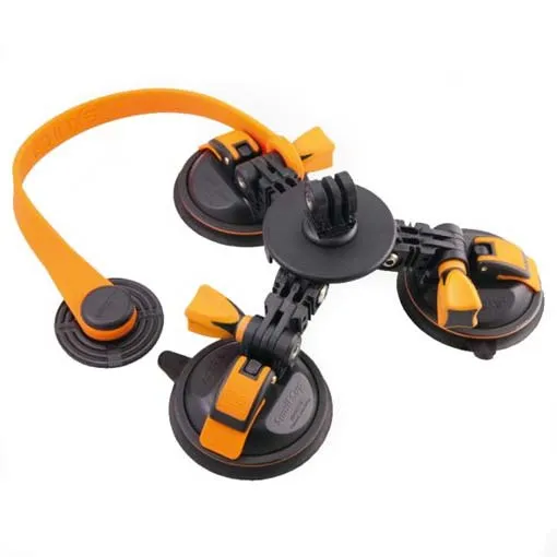 Triple ventouse pour GoPro - iShoxs Rockset