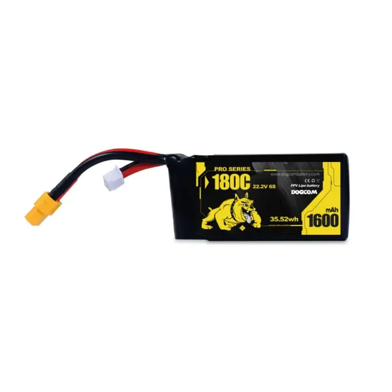 Batterie LiPo Dogcom 6S 1600mAh 180C