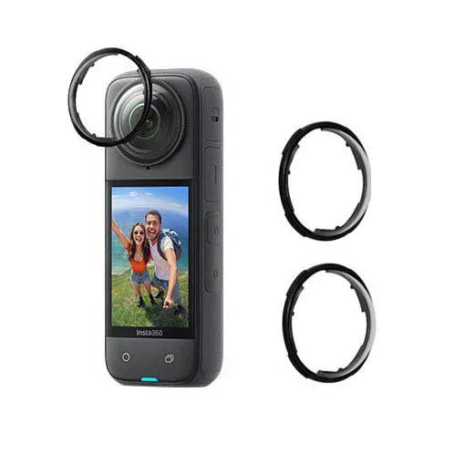 Lentilles de protection verre trempé Premium LCE pour Insta360 X4