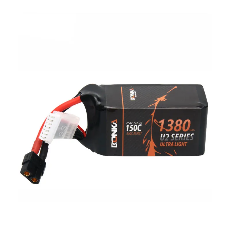 Batterie LiPo Bonka U2 Ultra 6S 1380mAh 150C (XT60)