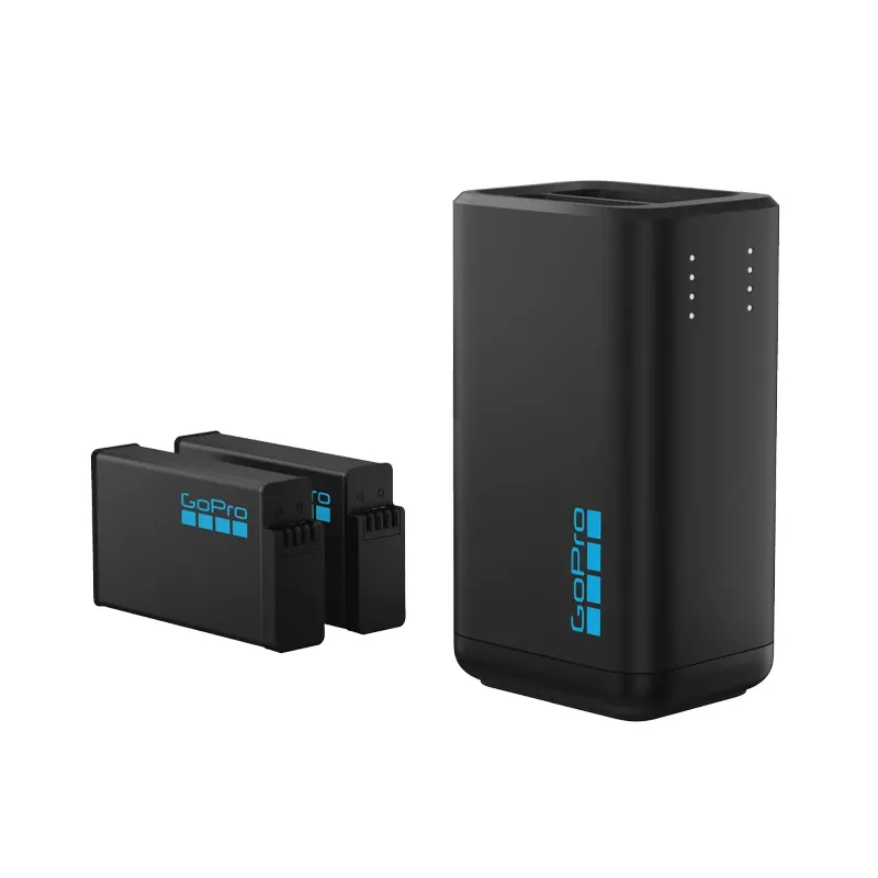 Chargeur de batterie double + 2 batteries GoPro pour MAX 2