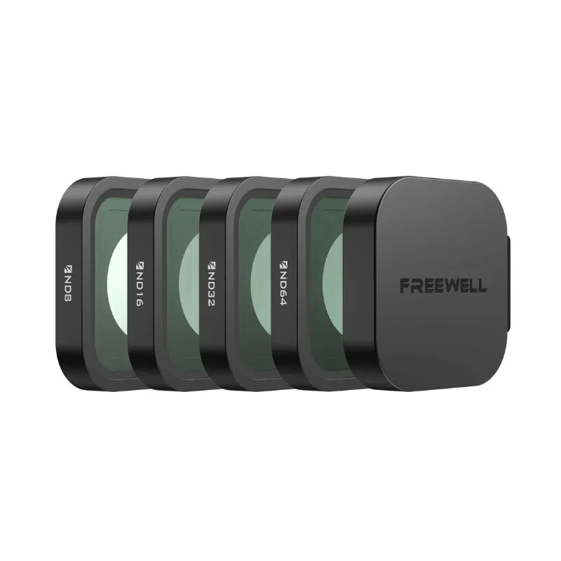 Kit Freewell Standard de 4 filtres ND (8/16/32/64) pour GoPro MISSION 1 PRO/1