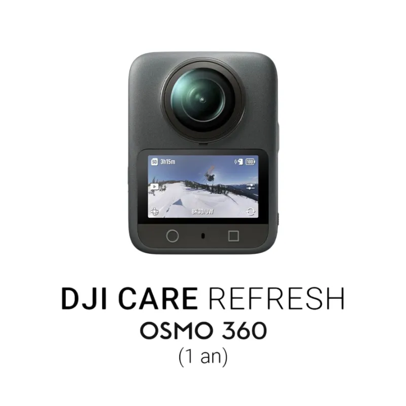 DJI Care Refresh pour DJI Osmo 360 (1 an)