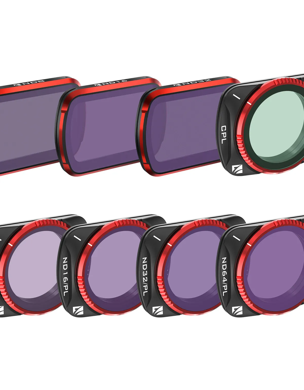 Pack de 8 filtres Freewell All Day pour DJI Osmo Pocket 4/3