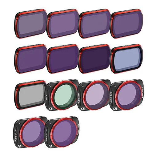 Pack de 14 filtres Freewell Mega pour DJI Osmo Pocket 4/3
