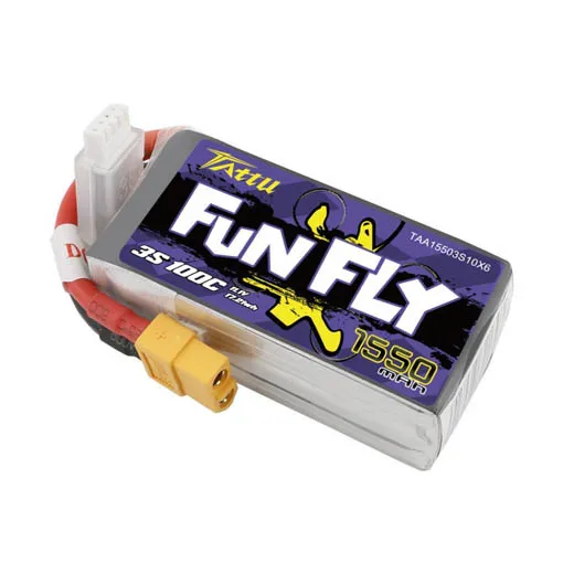 Batterie LiPo Tattu Funfly 3S 1550mAh 100C