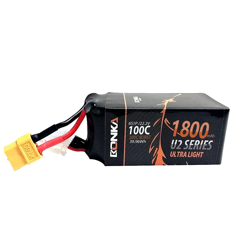 Batterie LiPo Bonka U2 Ultra 6S 1800mAh 100C (XT60)