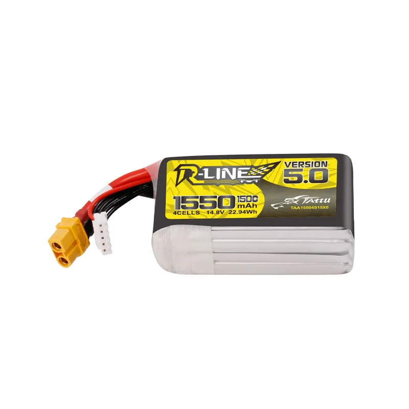 Batterie LiPo Tattu R-Line 5.0 4S 1550mAh 150C