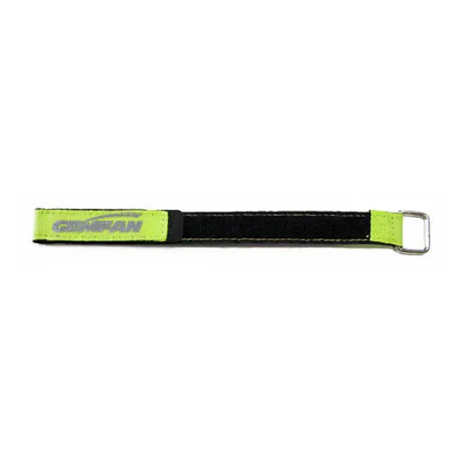 Strap batterie anti-dérapante Gemfan 250 x 16 mm jaune fluo