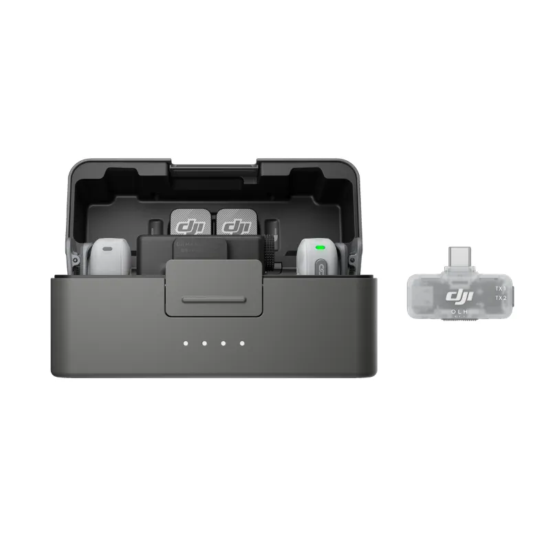 DJI Mic Mini 2 (1RX + 2TX) avec récepteur mobile DJI