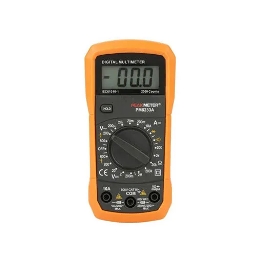 Multimètre numérique Peak-Meter PM8233A AC/DC