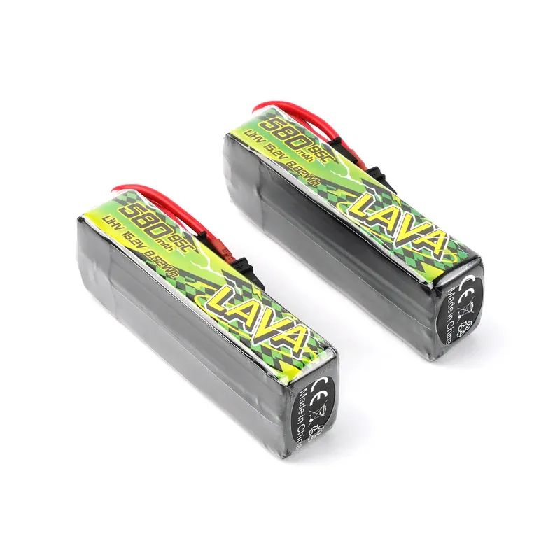 Pack de 2 batteries LiHV BetaFPV LAVA II 3S 580mAh 95C (XT30)