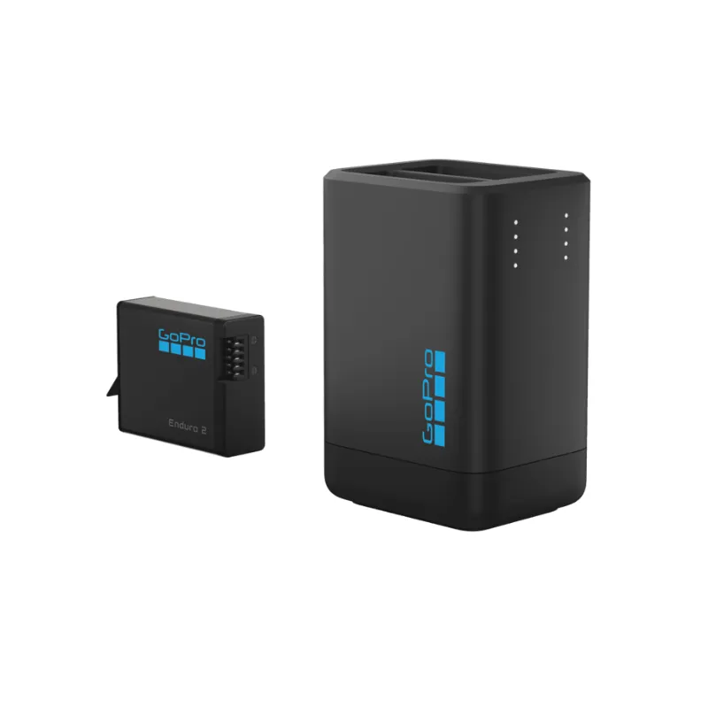 Chargeur de batterie double + 1 batterie Enduro 2 GoPro MISSION 1 Series/HERO13 Black