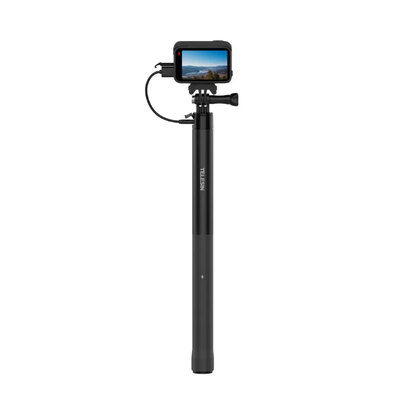 Perche Power Selfie Stick 2.0 Telesin avec batterie intégrée