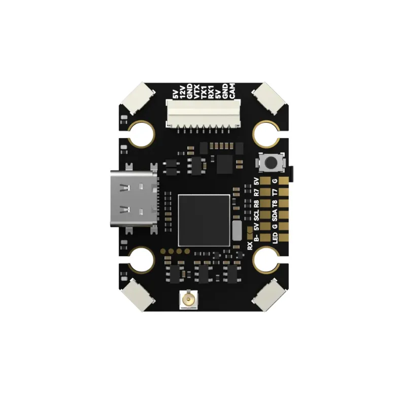 Contrôleur de vol iFlight Borg Mini H743 8S ICM42688 avec récepteur ELRS 2.4 GHz