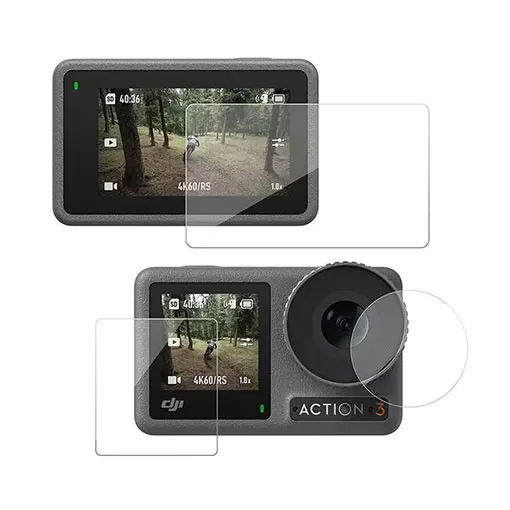 Films de protection en verre trempé LCE pour DJI Osmo Action 3