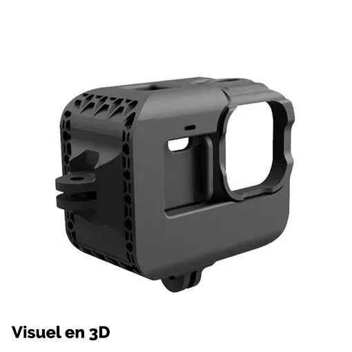Support Bumper TPU avec monture horizontale/verticale LemonFPV pour GoPro HERO13/12/11/10/9
