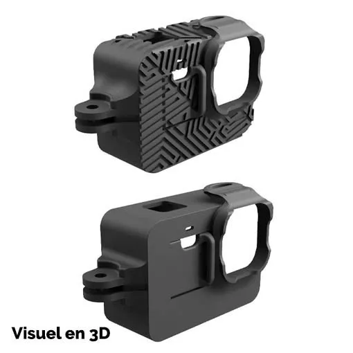 Support TPU avec monture verticale LemonFPV pour GoPro HERO13/12/11/10/9
