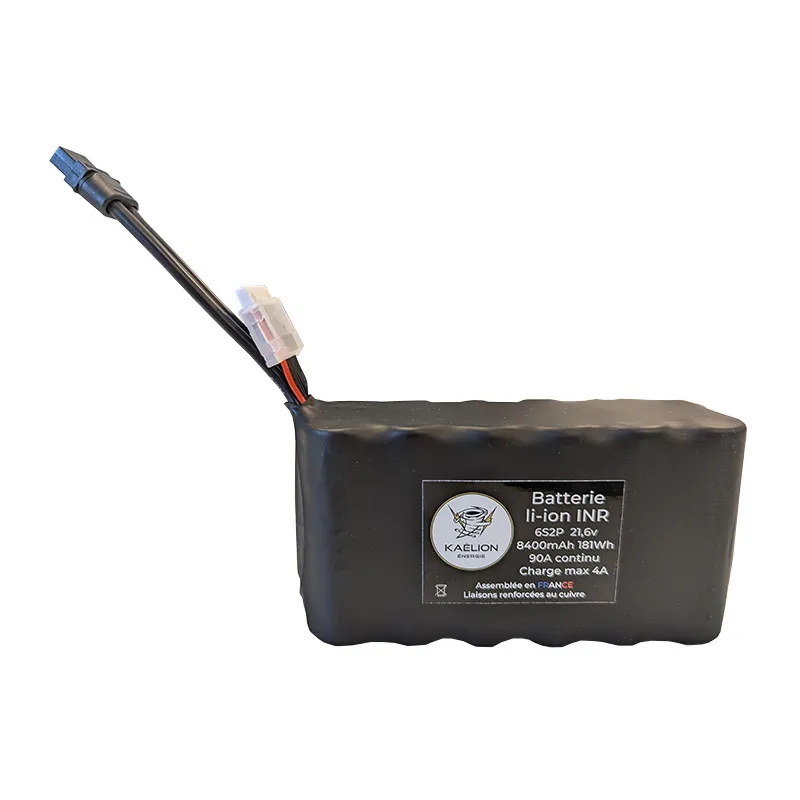 Batterie Li-ion Kaëlion Énergie 21700 6S2P 8400mAh 90A