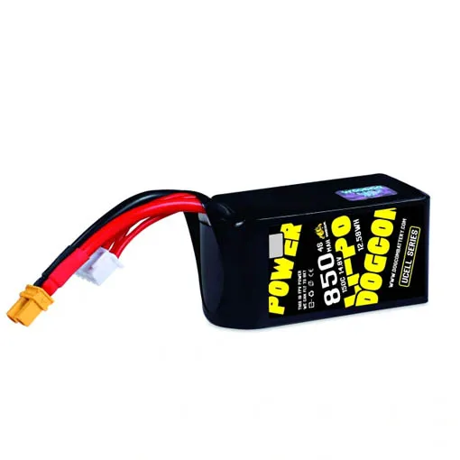 Batterie LiPo Dogcom 4S 850mAh 150C UCELL Series