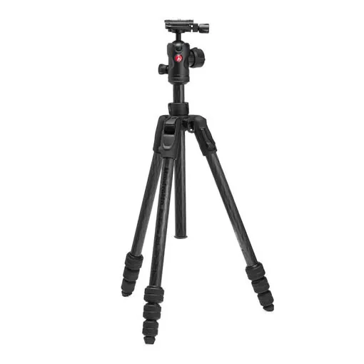 Trépied Manfrotto Befree Advanced AS en carbone avec bagues de serrage