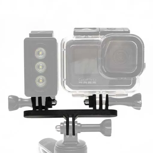 Support dual mount pour GoPro