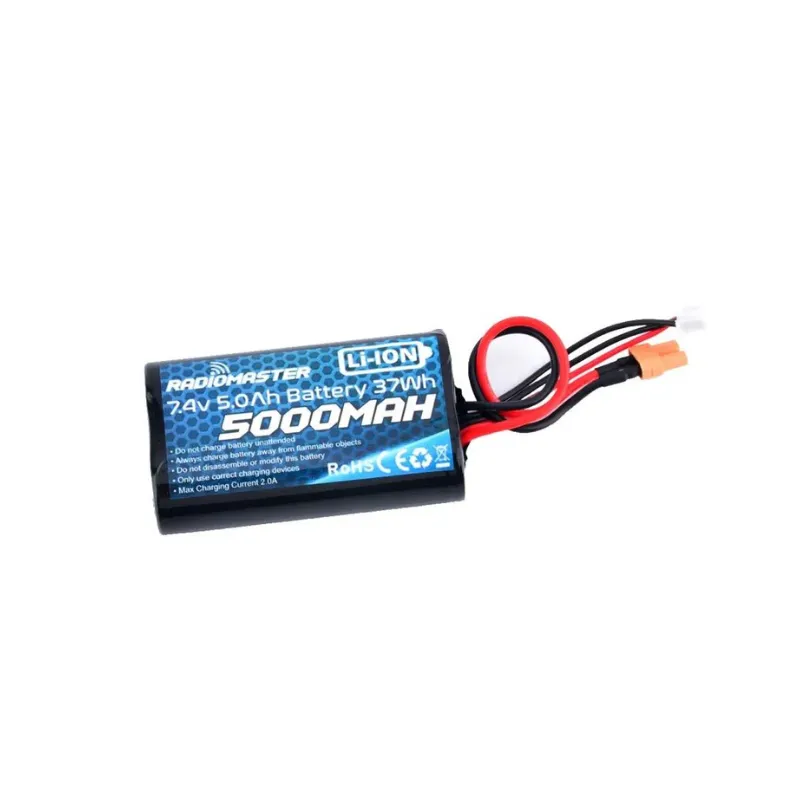 Batterie Li-ion RadioMaster 21700 2S 5000mAh pour radiocommandes