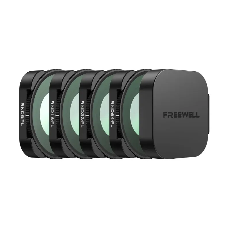 Kit Freewell Bright Day de 4 filtres ND/PL (8/16/32/64) pour GoPro MISSION 1 PRO/1