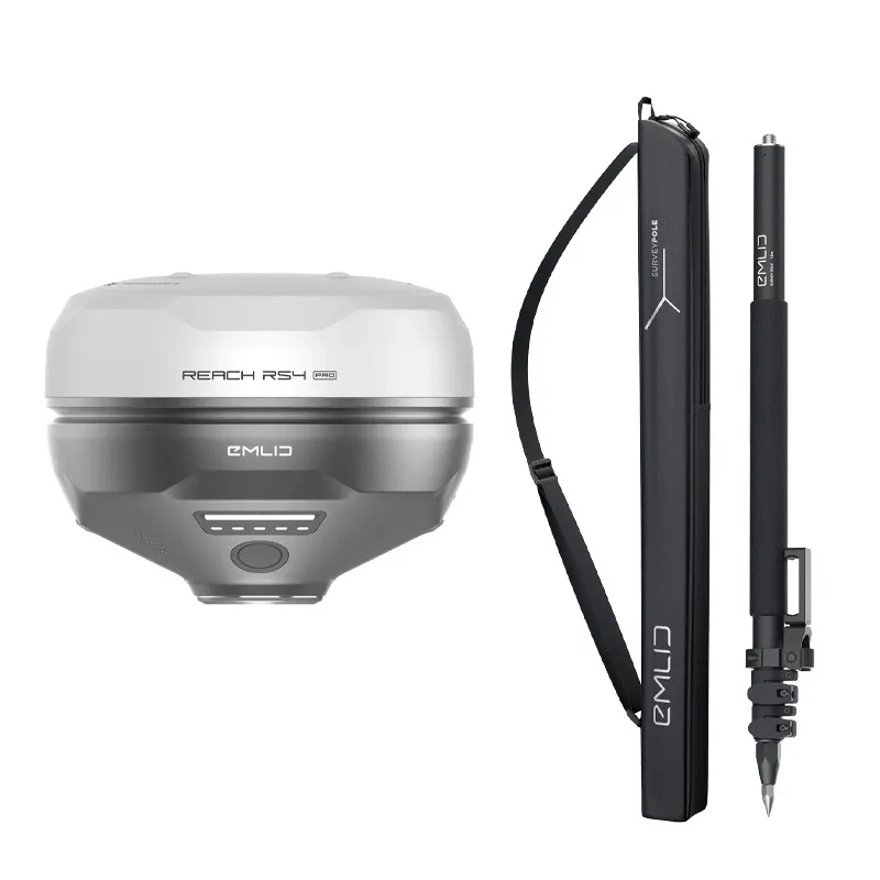 Pack mobile Emlid Reach RS4 Pro (station et canne télescopique)