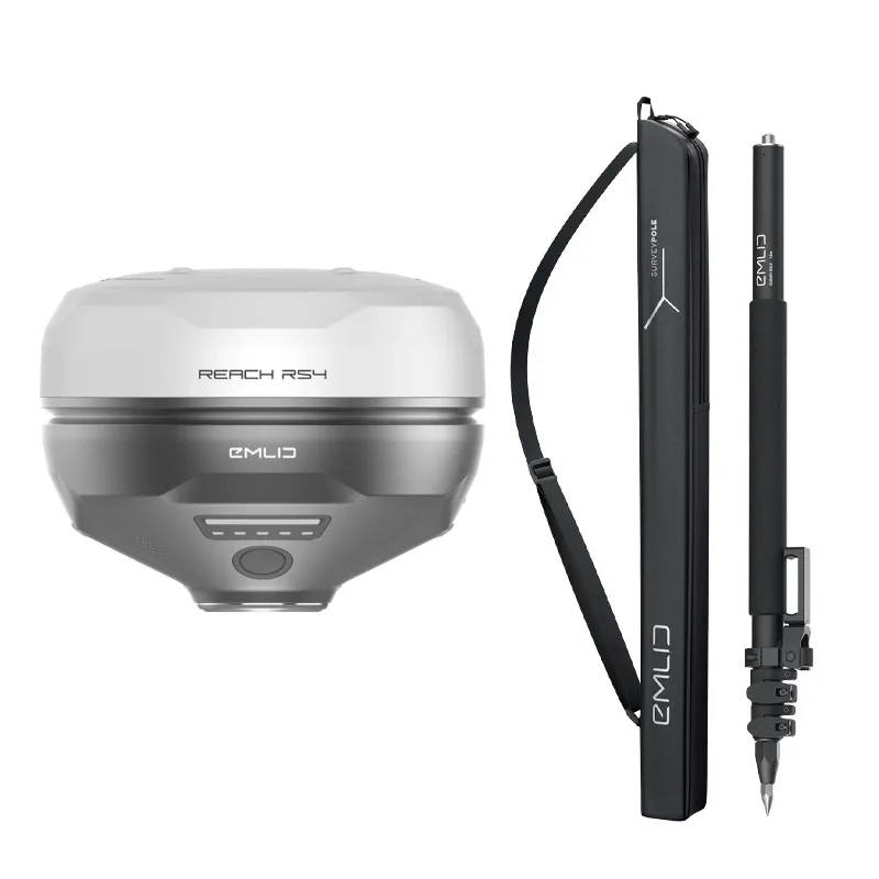 Pack mobile Emlid Reach RS4 (station et canne télescopique)