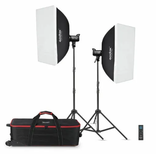 Kit duo lumières LED Godox SL100Bi