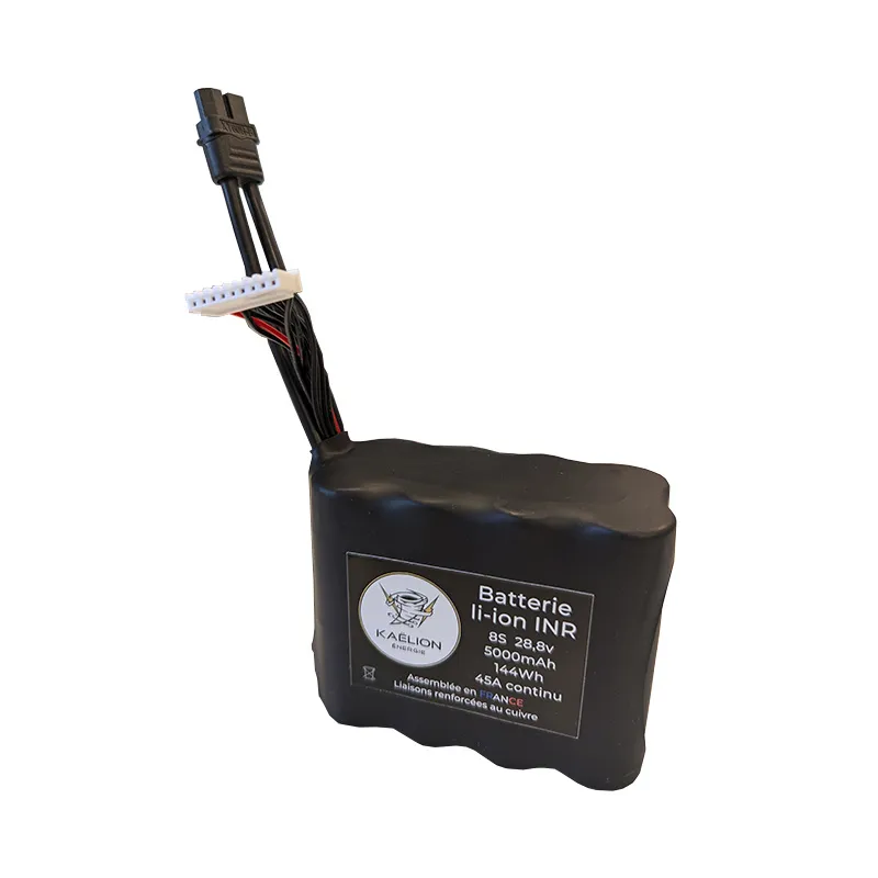 Batterie Li-ion Kaëlion Énergie 21700 8S 5000mAh 45A