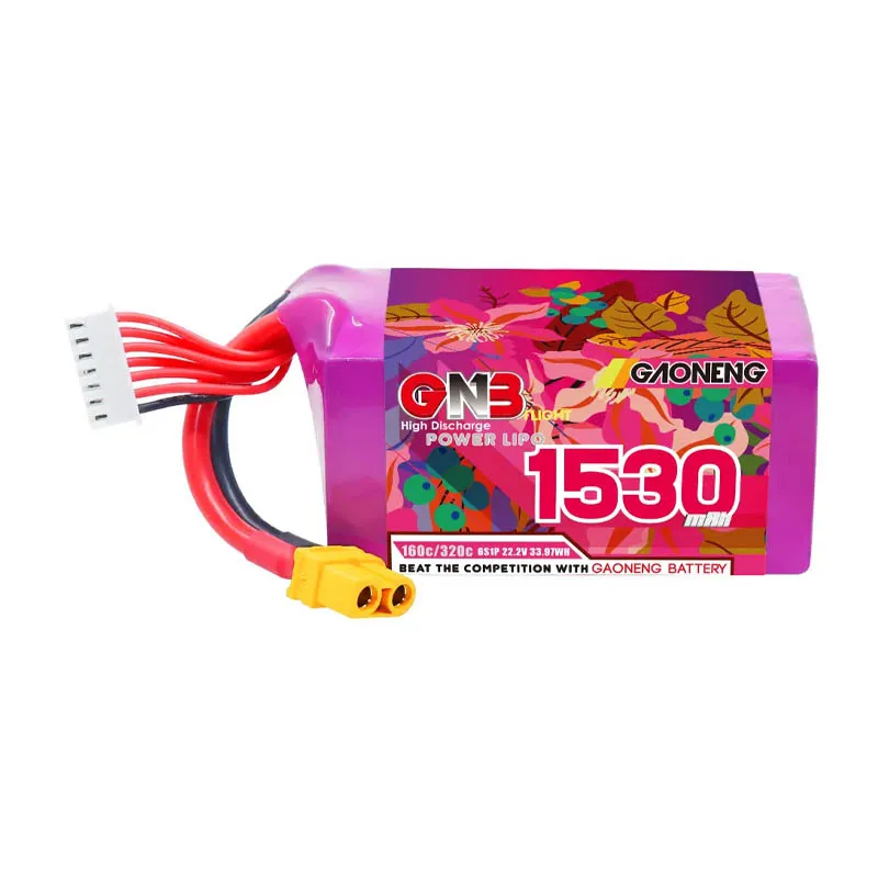 Batterie LiPo GaoNeng GNB 6S 1530mAh 160C