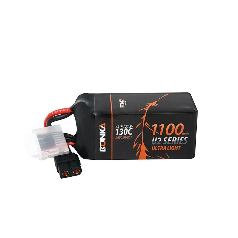 Batterie LiPo Bonka U2 Ultra 6S 1100mAh 130C (XT60)