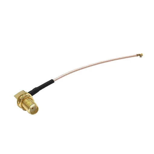 Rallonge LemonFPV UFL vers SMA 90° femelle à visser pigtail 10cm
