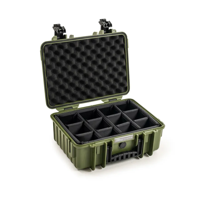 Valise B&W Outdoor Case 4000 verte RPD