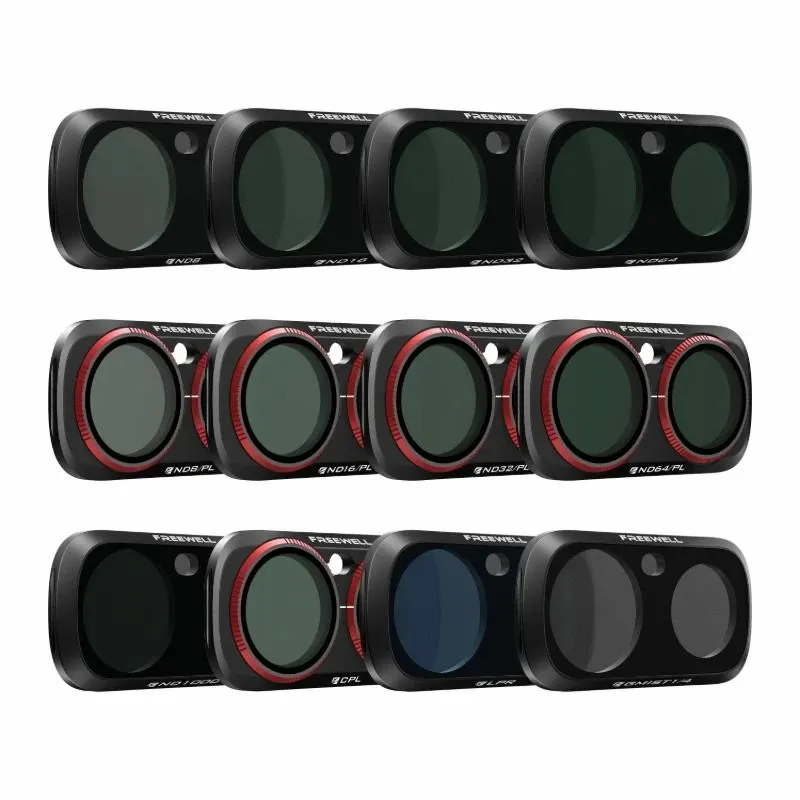 Pack de 12 filtres Freewell Mega pour Insta360 Luna Ultra