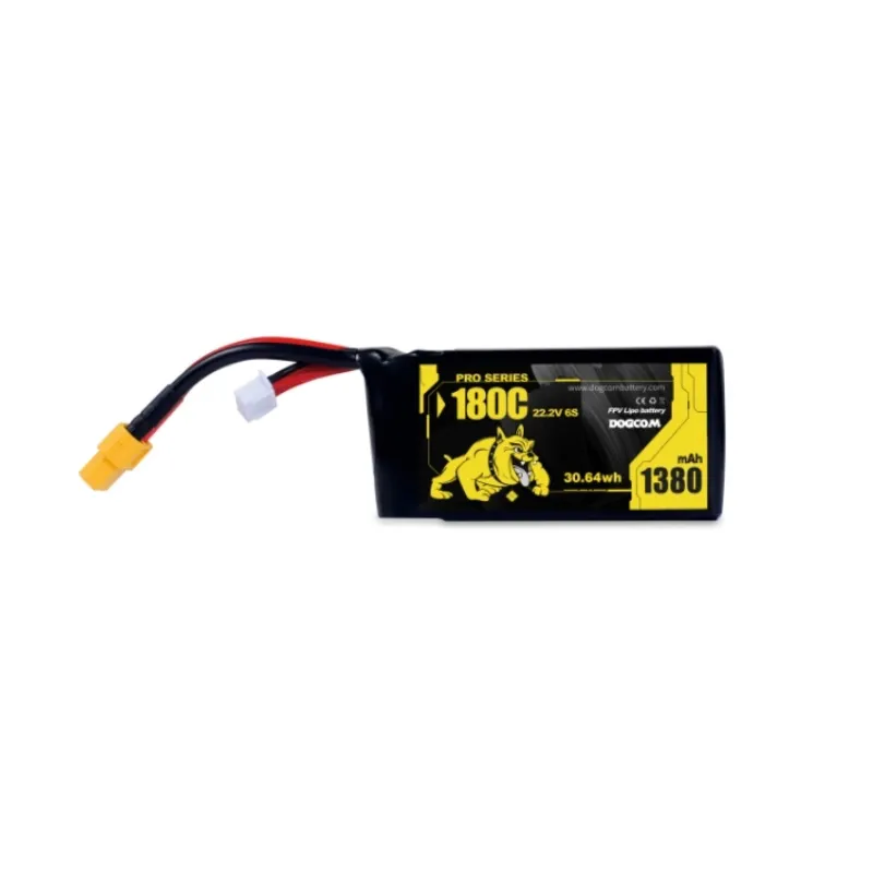 Batterie LiPo Dogcom 6S 1380mah 180C