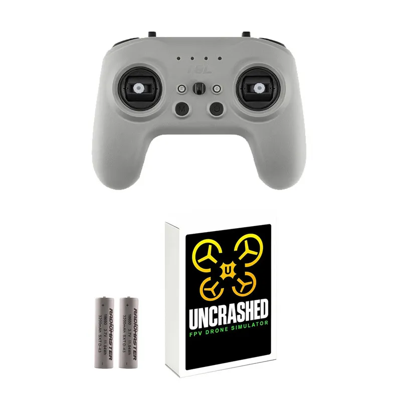 Pack simulateur Uncrashed avec radiocommande RadioMaster T8L ELRS 2.4GHz