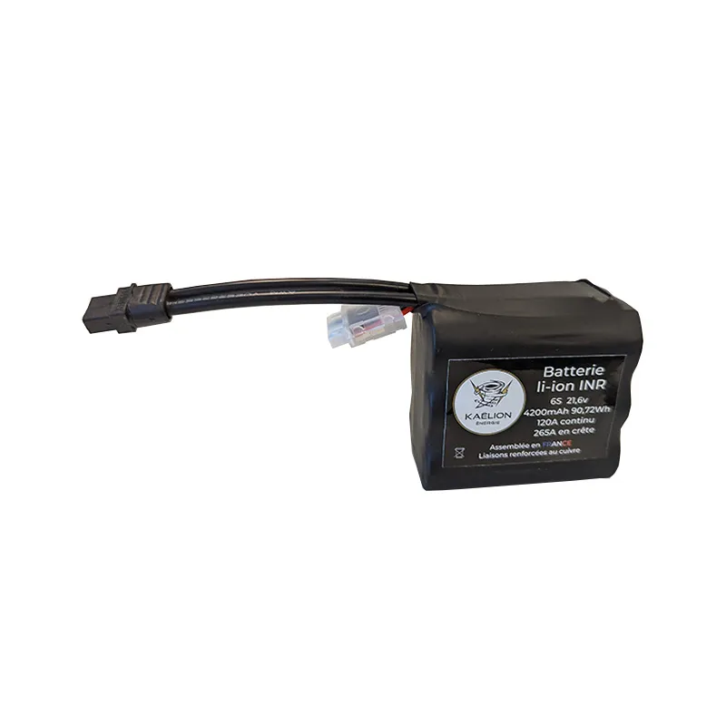 Batterie Li-ion Kaëlion Énergie 21700 6S 4200mAh 120A
