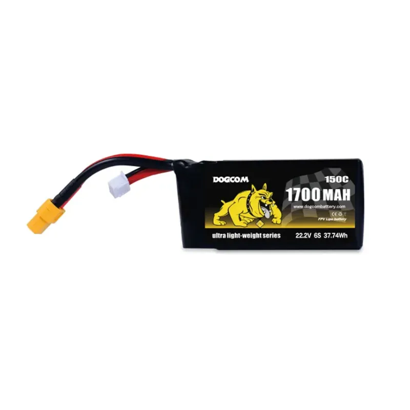 Batterie LiPo Dogcom 6S 1700mAh 150C Ultra Series