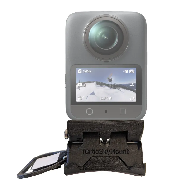Support magnétique parachutisme TurboSkyMount pour casque sphérique pour DJI Osmo 360 Series
