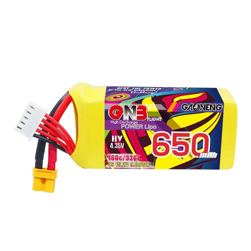 Batterie LiHV GaoNeng GNB 4S 650mAh 160C