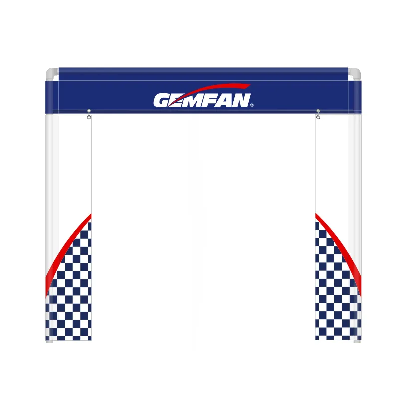 Arche gate bleu Gemfan 5x5 pour racing FPV (sans tubes)