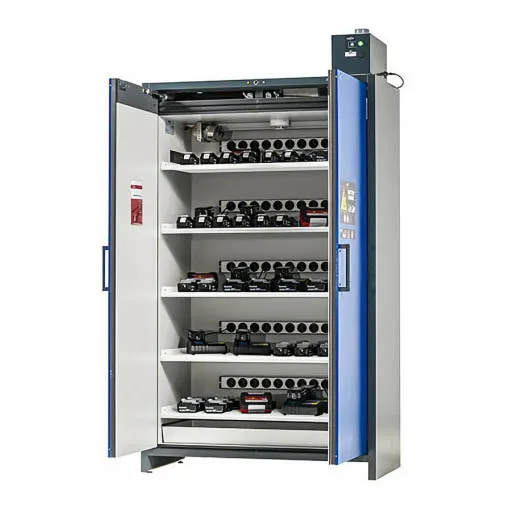 Armoire de stockage et chargement Asecos K3 pour batteries lithium