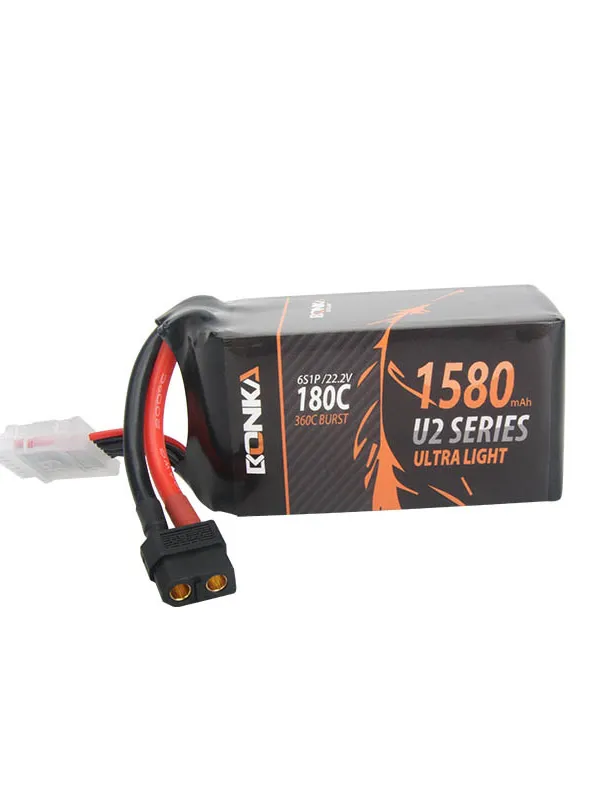 Batterie LiPo Bonka U2 Ultra 6S 1580mAh 180C (XT60)